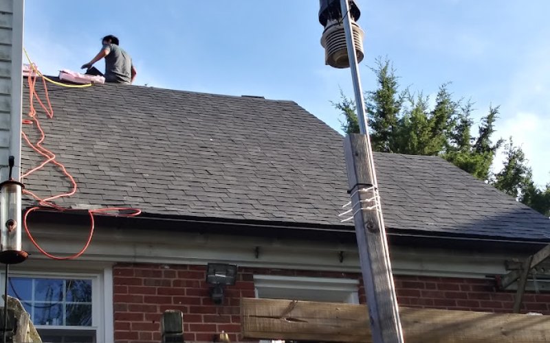 Four Twelve Roofing — Gutter cleaning service in Rosedale